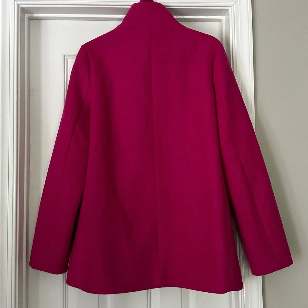 J. Crew wool blend full zip coat - Picture 3 of 12